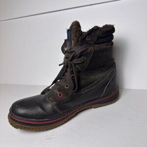 Pajar Canada Trooper Waterproof Winter Boots Brown Leather Shoes Men Sz 12